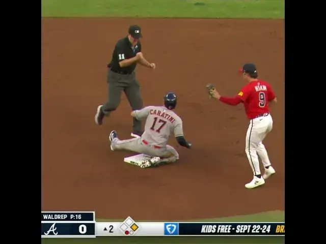 'Video thumbnail for Ronald Acuna Jr. THROWS OUT RUNNER AT SECOND BASE!!! | 09/12/2025'
