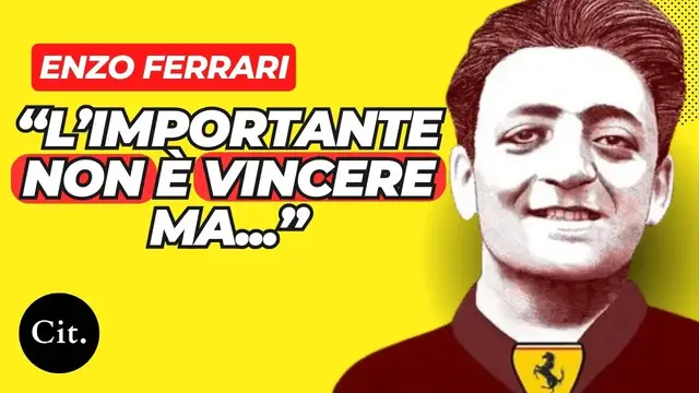 Video thumbnail for Enzo Ferrari: Le 10 Frasi Che Hanno Fatto la Storia dell'Automobilismo Nel Mondo!