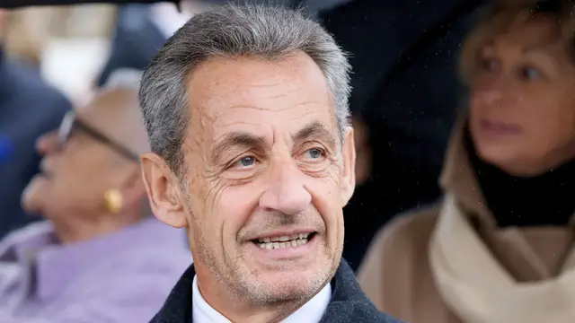 'Video thumbnail for Ex-French President Nicolas Sarkozy released from prison after serving 3 weeks'