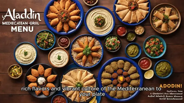 Video thumbnail for Aladdin Mediterranean Grill Menu