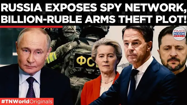 Video thumbnail for FSB Uncovers Western Plot to Steal Russian Weapons—Watch Explosive Video! | Times Now World