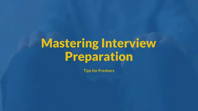 Video thumbnail for 9 Common Interview Questions & Answers For Freshers (2023)
