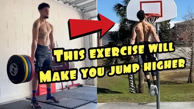 'Video thumbnail for Hex Bar Exercise For Jumping Higher!! Pro Dunker Workout'