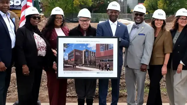 Video thumbnail for Work underway on the new $173M Newark University High School