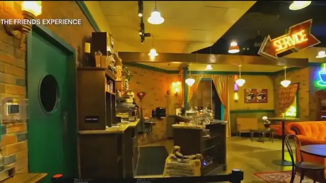 'Video thumbnail for 'Central Perk' from 'Friends' heading to Times Square'
