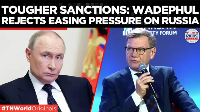 Video thumbnail for GERMANY VS RUSSIA: Wadephul Warns Europe Against Easing Pressure on Putin | Times Now World