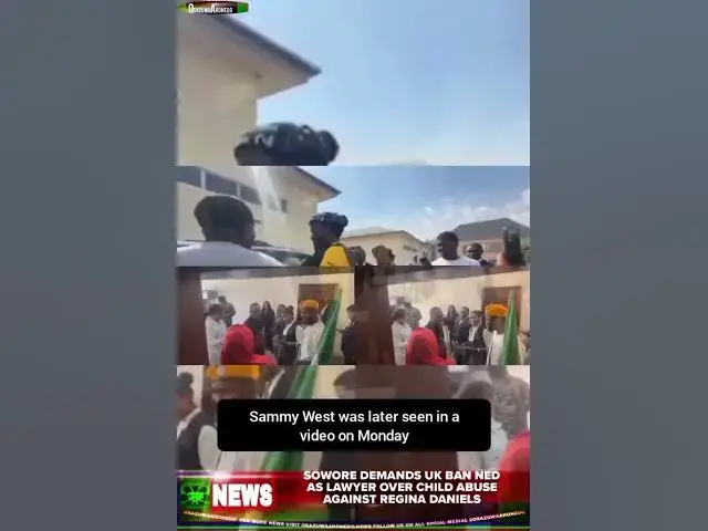Video thumbnail for Sowore Demands UK Ban Ned As Lawyer Over Child Abuse Against Regina Daniels