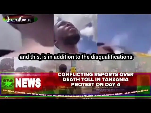 Video thumbnail for Conflicting Reports Over Death Toll In Tanzania Protest On Day 4