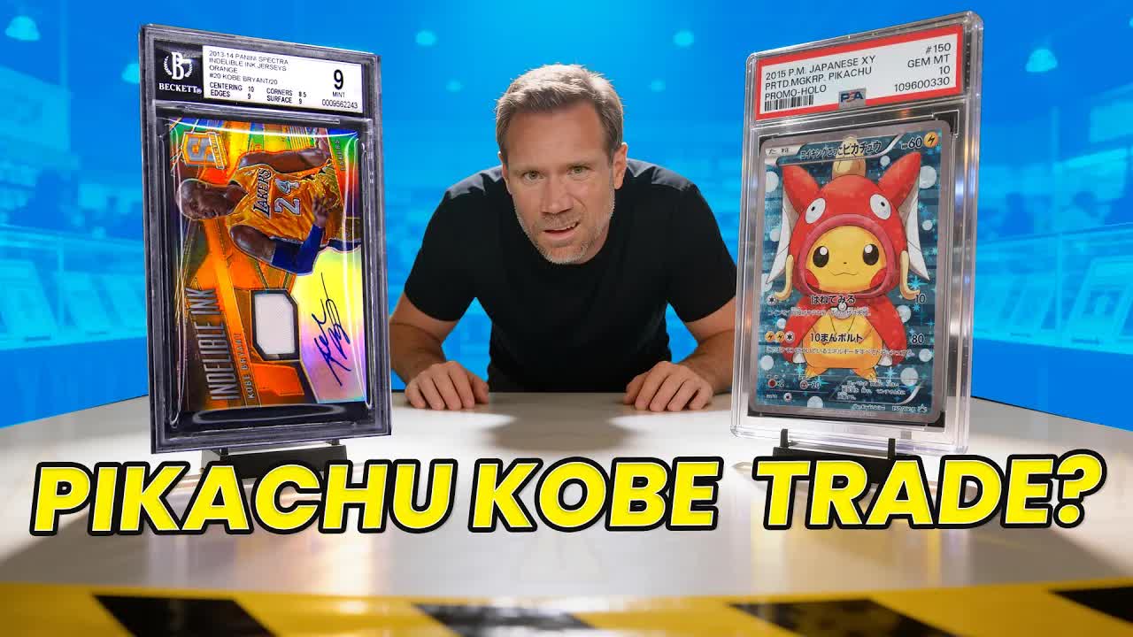 Video thumbnail for Sports Card Investor: trading $428k+ sports cards on veriswap! featuring michael jordan, kobe bryant, & more!