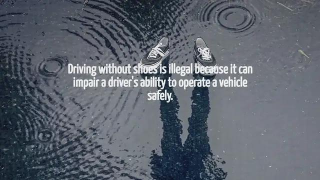 Video thumbnail for Why Is It Illegal To Drive Without Shoes
