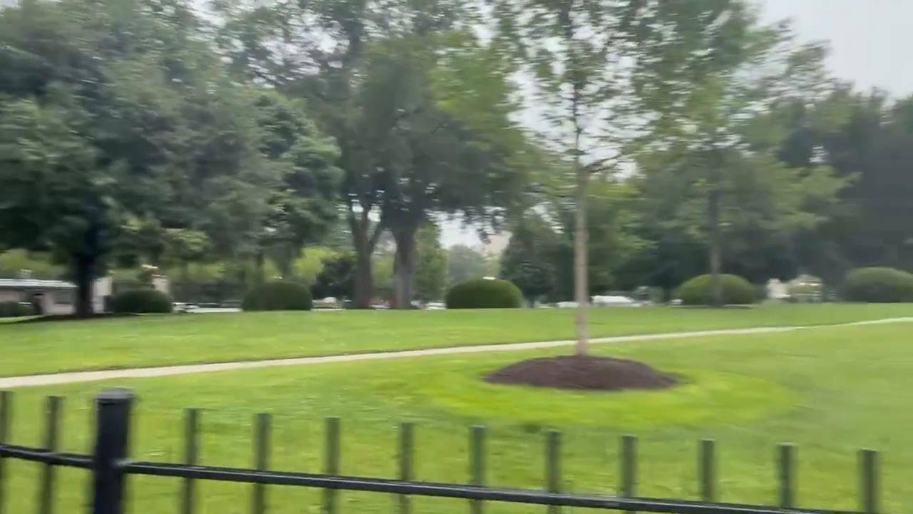Video thumbnail for US: Gunman Shot Dead by Secret Service at White House Security Checkpoint.