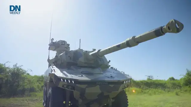Video thumbnail for Meet the fast-moving fire support vehicle named after a mythical Norse wolf | Eurosatory 2026