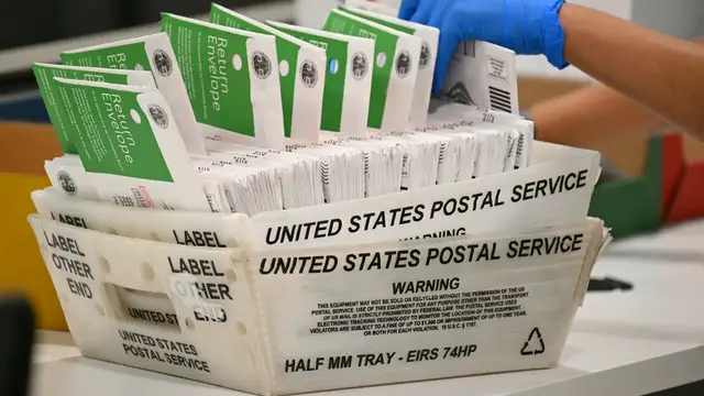 Video thumbnail for Trump DOJ wants California to block ballots. The state disputes its evidence