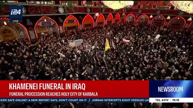 Video thumbnail for Khamenei funeral in Iraq: Funeral procession reaches holy city of Karbala