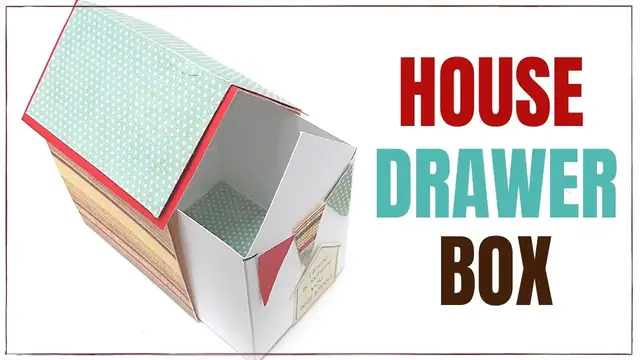'Video thumbnail for DIY Paper House Drawer Box'
