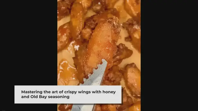Video thumbnail for Honey Old Bay Chicken Wings Recipe - Krystel's Cooking