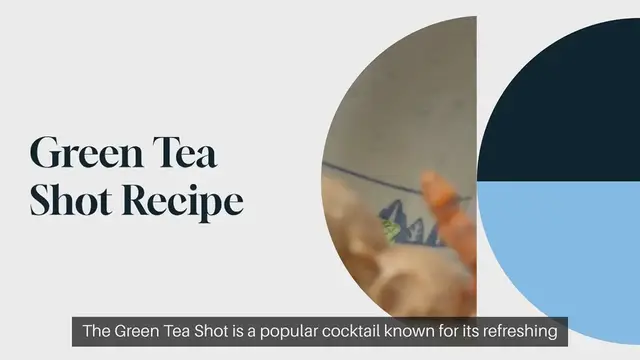 Video thumbnail for Green tea shot recipe