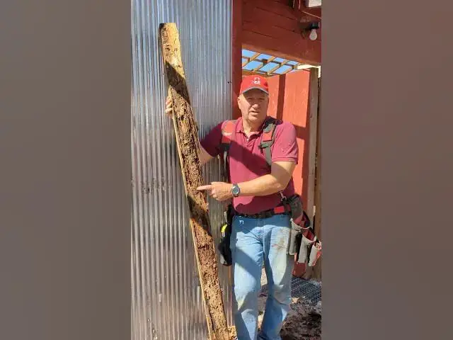 Video thumbnail for Why You Don't Want Pressure Treated Wood Ground Contact #Short