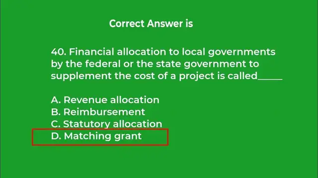 Video thumbnail for Government 2021 JAMB Past Questions and Answers | Questions 21 - 40
