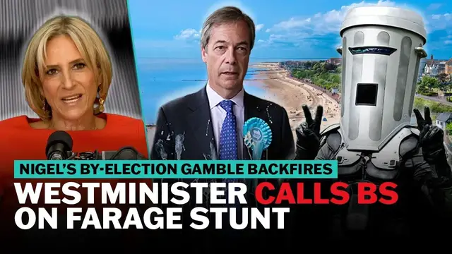 Video thumbnail for Farage vs Binface: How Nigel humiliated himself | The News Agents