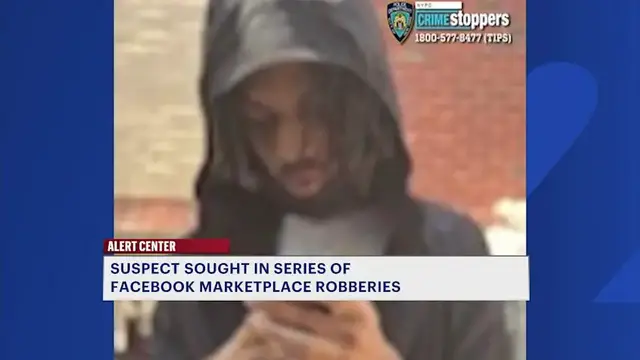 Video thumbnail for Suspect sought in series of Facebook Marketplace robberies across NYC, including two in the Bronx