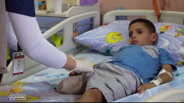 'Video thumbnail for Gaza's child amputees: Doctors appeal for more medical workers to volunteer'