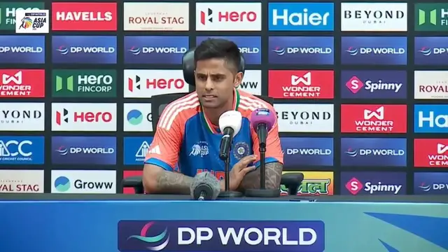 'Video thumbnail for Captain SKY defends India's handshake snub against Pakistan at Asia Cup'