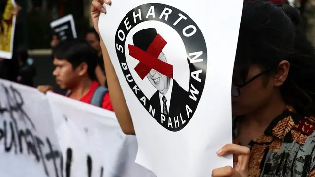 'Video thumbnail for Why has hero status for Indonesia’s former President Soeharto caused outrage?'