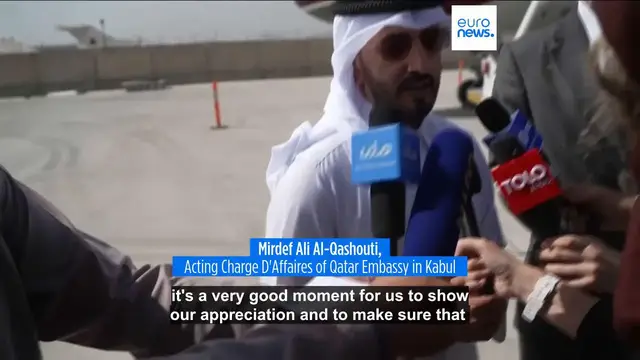 'Video thumbnail for Elderly couple held by Taliban returns to Britain with Qatar's help'
