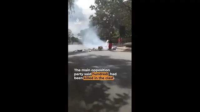 'Video thumbnail for Tanzania president declared winner amid deadly election unrest'