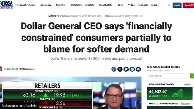 Video thumbnail for US Economy 2024: Inflation, Saving Rates & the Federal Reserve