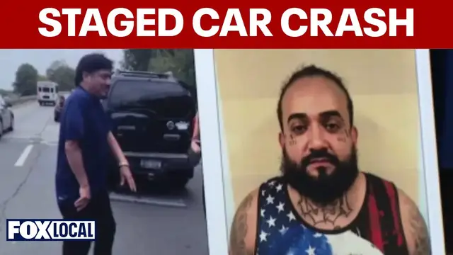 Video thumbnail for 2 men sentenced after staged Queens car crash caught on viral dashcam video