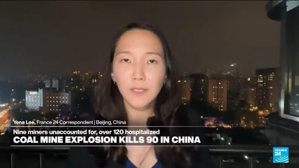 Video thumbnail for Deadliest coal mine explosion in China in years kills 90 people, state media say