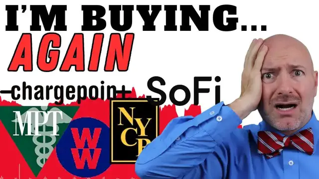 Video thumbnail for 5 Stocks to Buy AGAIN | Update MPW, NYCB, SOFI, WW, CHPT