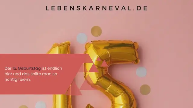 Video thumbnail for Glückwünsche Zum 15. Geburtstag: Das Teenager-Alter Ist Endlich Hier!