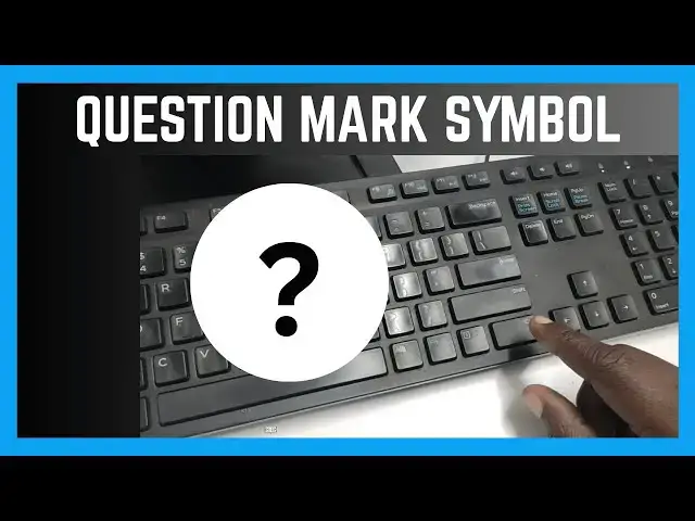 'Video thumbnail for How To Insert Question Mark ( ? )On A Document | Keyboard Symbols'