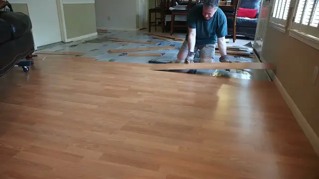 Video thumbnail for  How to Install Laminate Flooring Without Glue