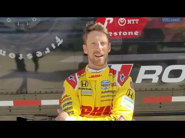 Video thumbnail for Romain Grosjean Learning Ovals, Getting the Feel of it at Texas Motor Speedway IndyCar Rookie Test