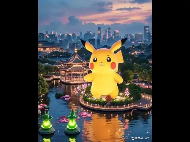'Video thumbnail for 高品质 皮卡丘站起来跳舞'