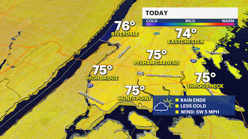 Video thumbnail for Better and brighter weather this week for the Bronx