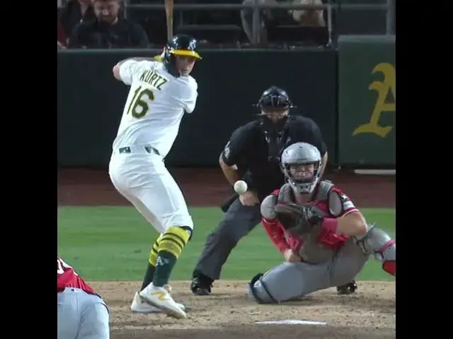 'Video thumbnail for Nick Kurtz DEMOLISHES a 493-Foot GRAND-SLAM!'