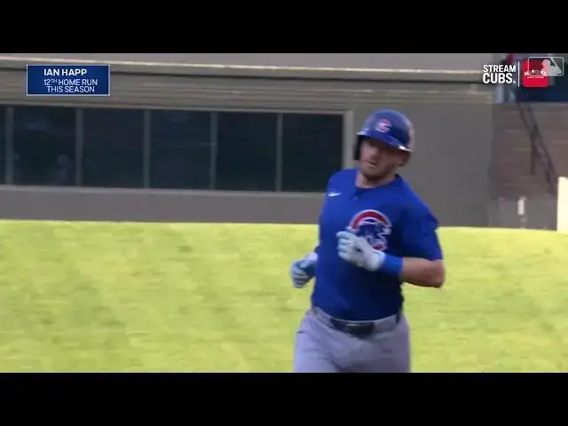 'Video thumbnail for Ian Happ CRANKS a Leadoff Home Run! | 12th HR of 2025 | Chicago Cubs | 06/25/2025'