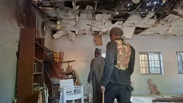 Video thumbnail for Five killed in suspected suicide bombing at mosque in Nigeria's Borno state