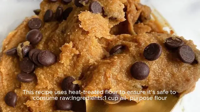 Video thumbnail for Cookie dough recipe