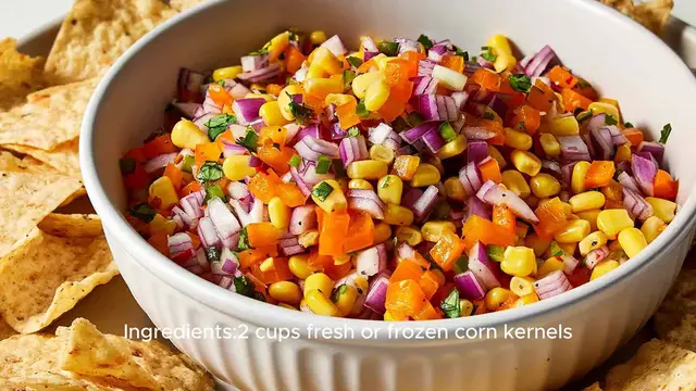 Video thumbnail for Corn salsa recipe