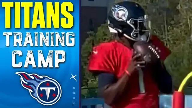 'Video thumbnail for a to z sports nashville: titans training camp: cam ward, offense & receiving drills'