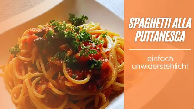 'Video thumbnail for Spaghetti alla puttanesca originale - So schmeckts wie beim Italiener'