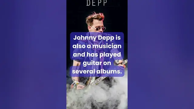 Video thumbnail for Mind Blowing Fun Facts About Johnny Depp #facts #funfacts #johnnydepp #youtubeshorts  #amazingfacts