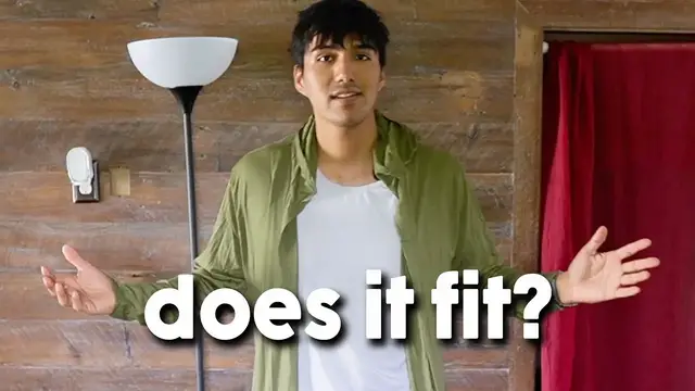 Video thumbnail for Coofandy Long Hooded Cardigan Fit Test
