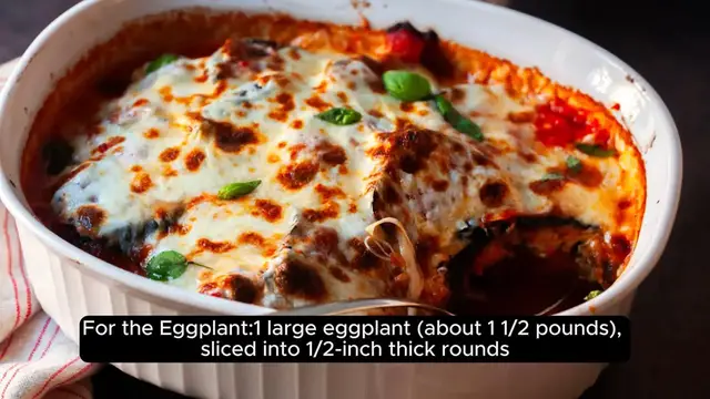 Video thumbnail for Eggplant parmesan recipe